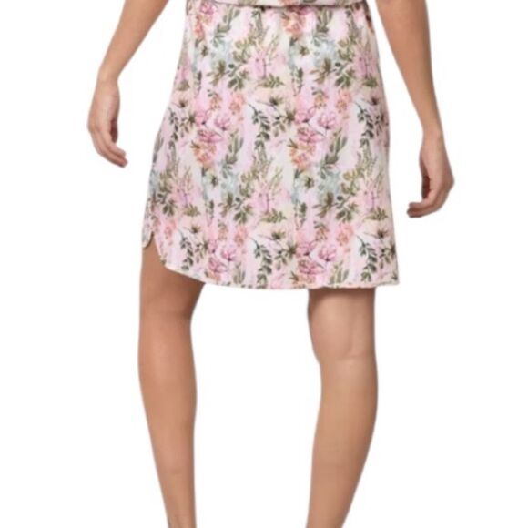 Kari Traa Ruth Skirt in peach floral NWT M - Picture 4 of 5